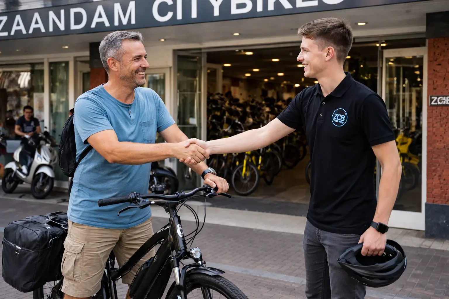 Nieuwe e-bike overhandigd in Zaandam Citybikes