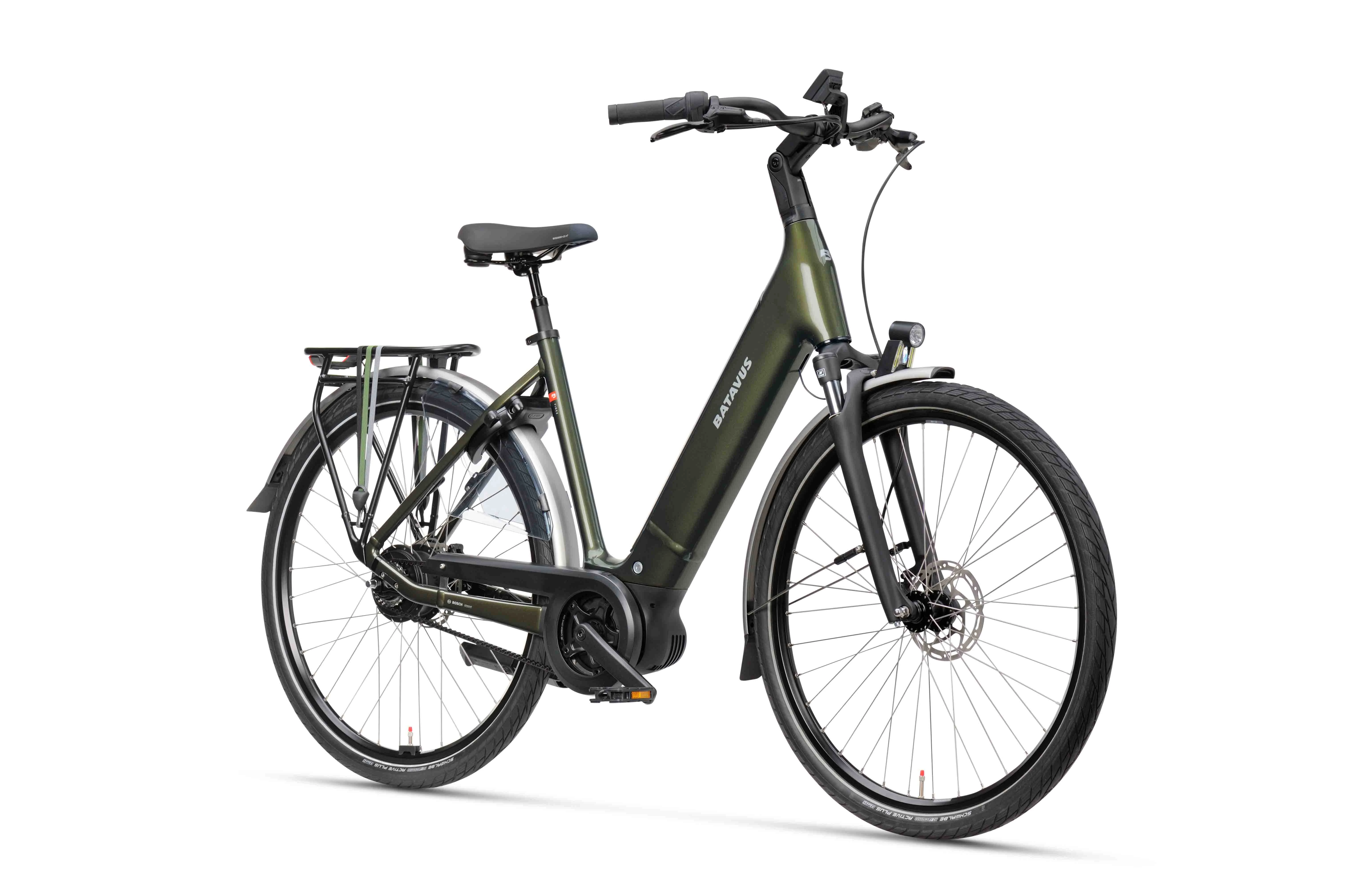 Batavus Finez E-go Power Exclusive Plus Bes3 Flex accu (groen, dames)