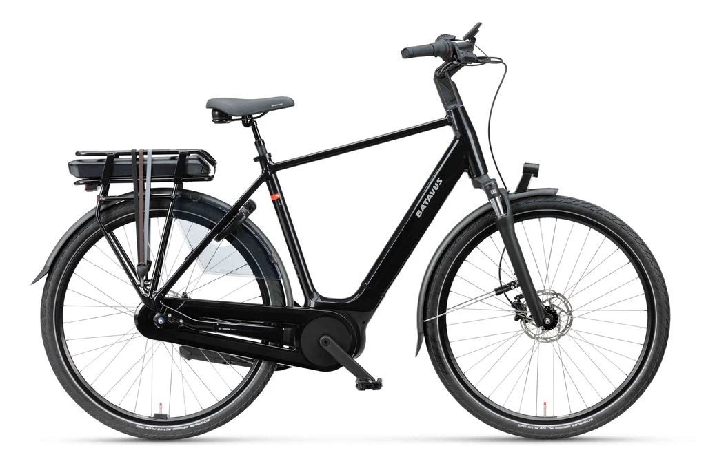 Batavus Finez E-go Active Plus Bes3 Flex accu Heren 8 Zwart glans