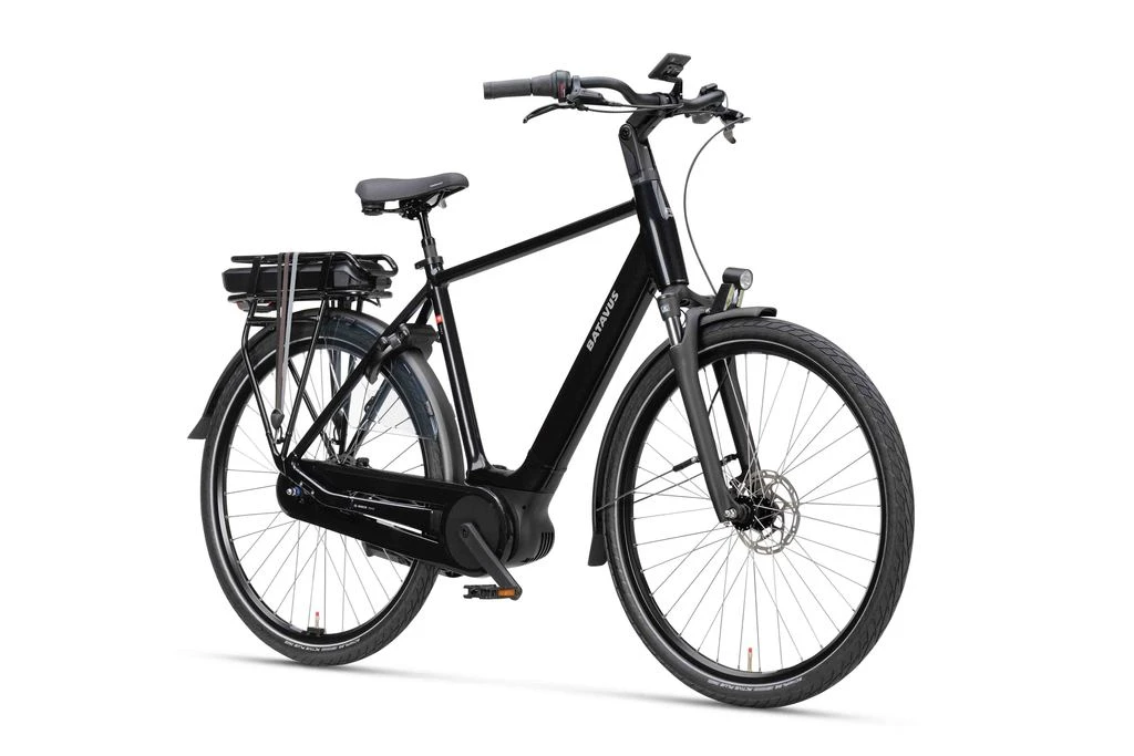 Batavus Finez E-go Active Plus Bes3 Flex accu Heren 8 Zwart glans
