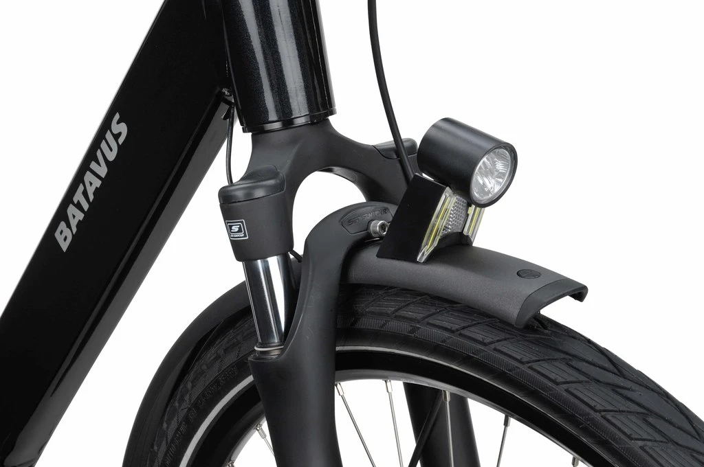 Batavus Finez E-go Active Plus Bes3 Flex accu Heren 8 Zwart glans