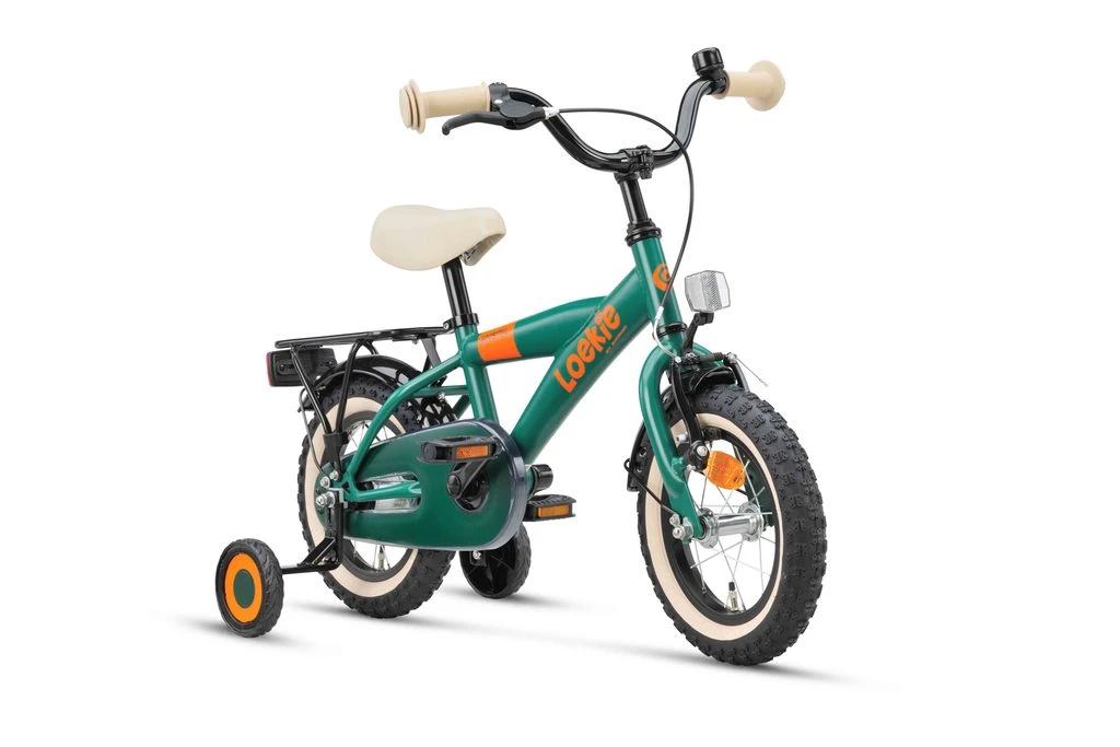 Loekie Booster Gents 20" – Stoere jongensfiets in opvallend groen