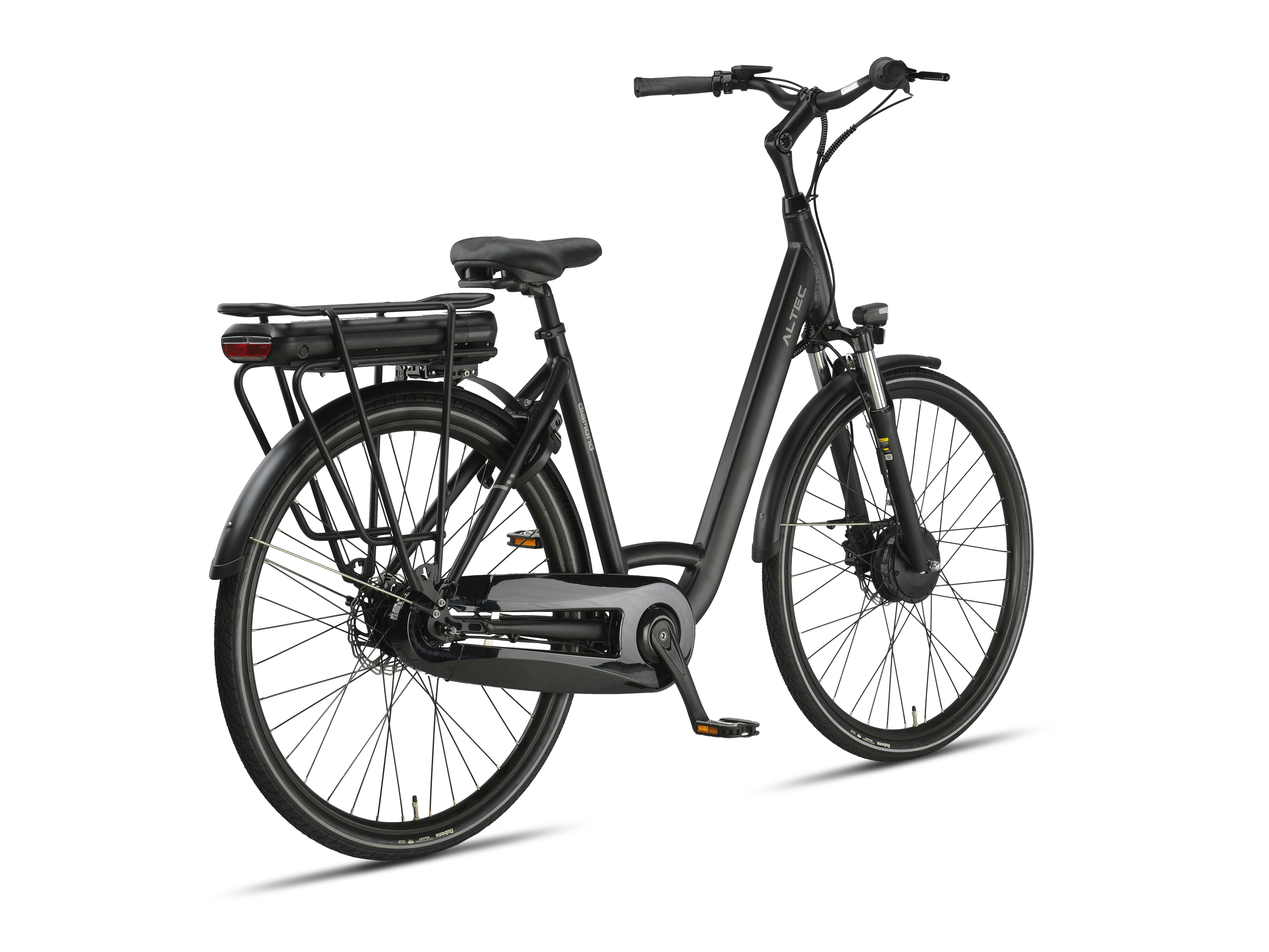 Altec Diamond E-Bike 28 inch 53cm 468 Wh N-7 Voorwielmotor HYD Mat Zwart *Pytes Accu 800052 *Lader 800053