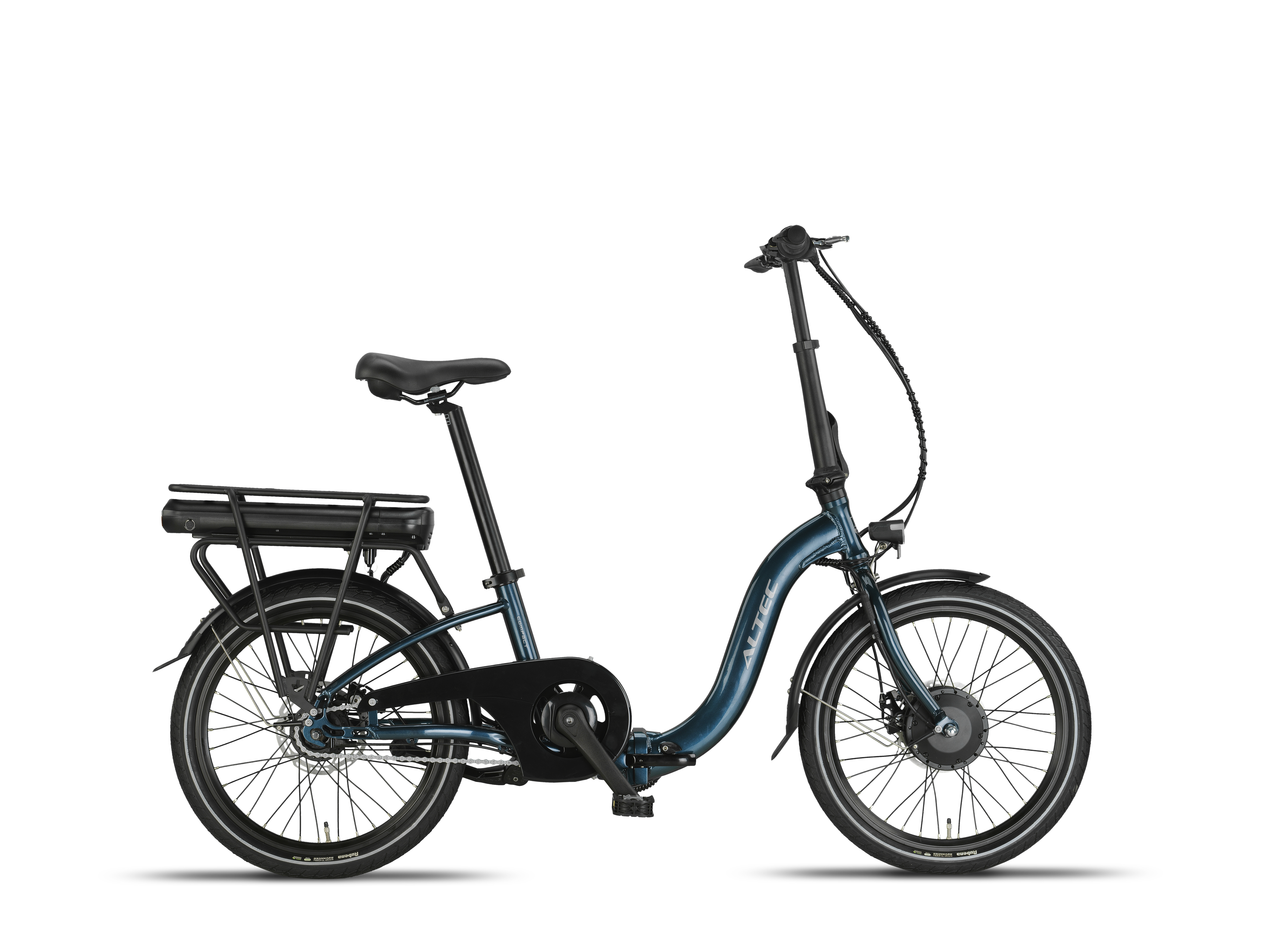 Altec Compact E-Bike Vouwfiets 20 inch 39 cm 468 Wh N-7 Patrol Blue 39cm *Pytes Accu 800052 *Lader 800053