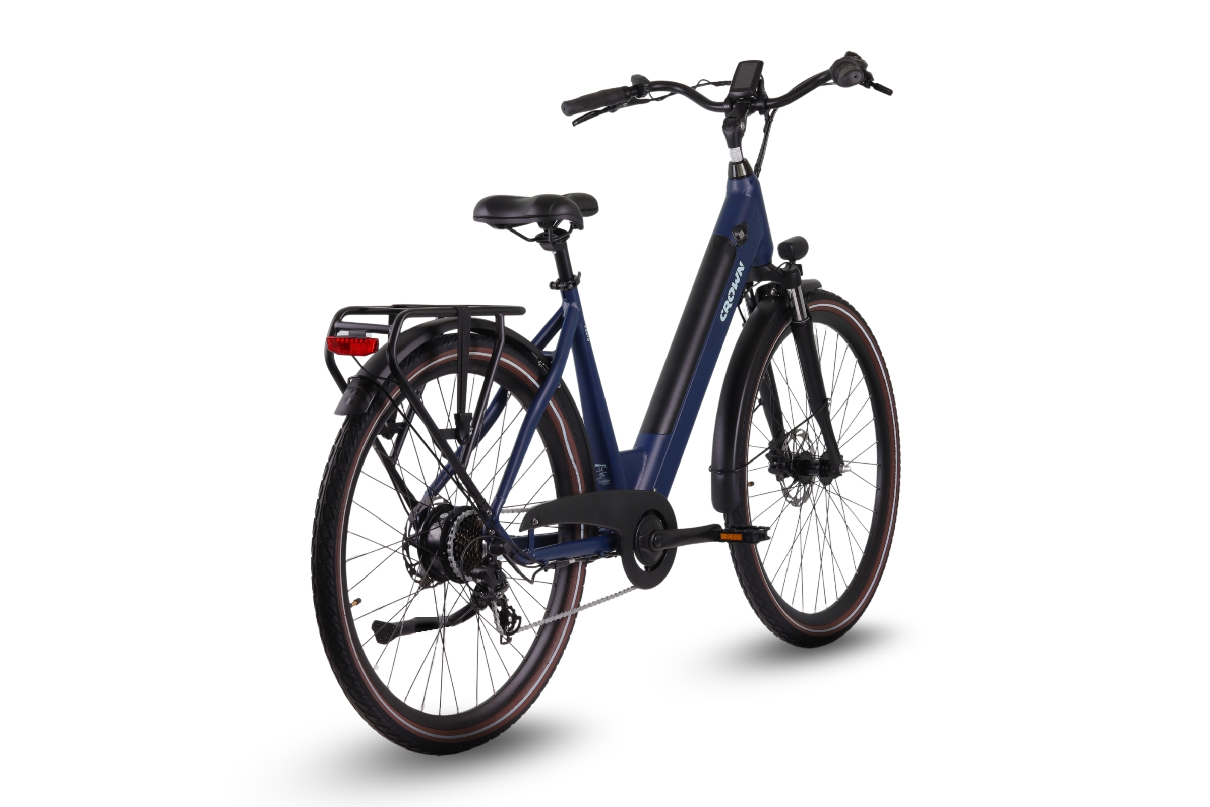 Porto E-Bike 28 inch 53cm 375Wh 7 spd. Achterwielaandriving Night Blue *Accu 800062*