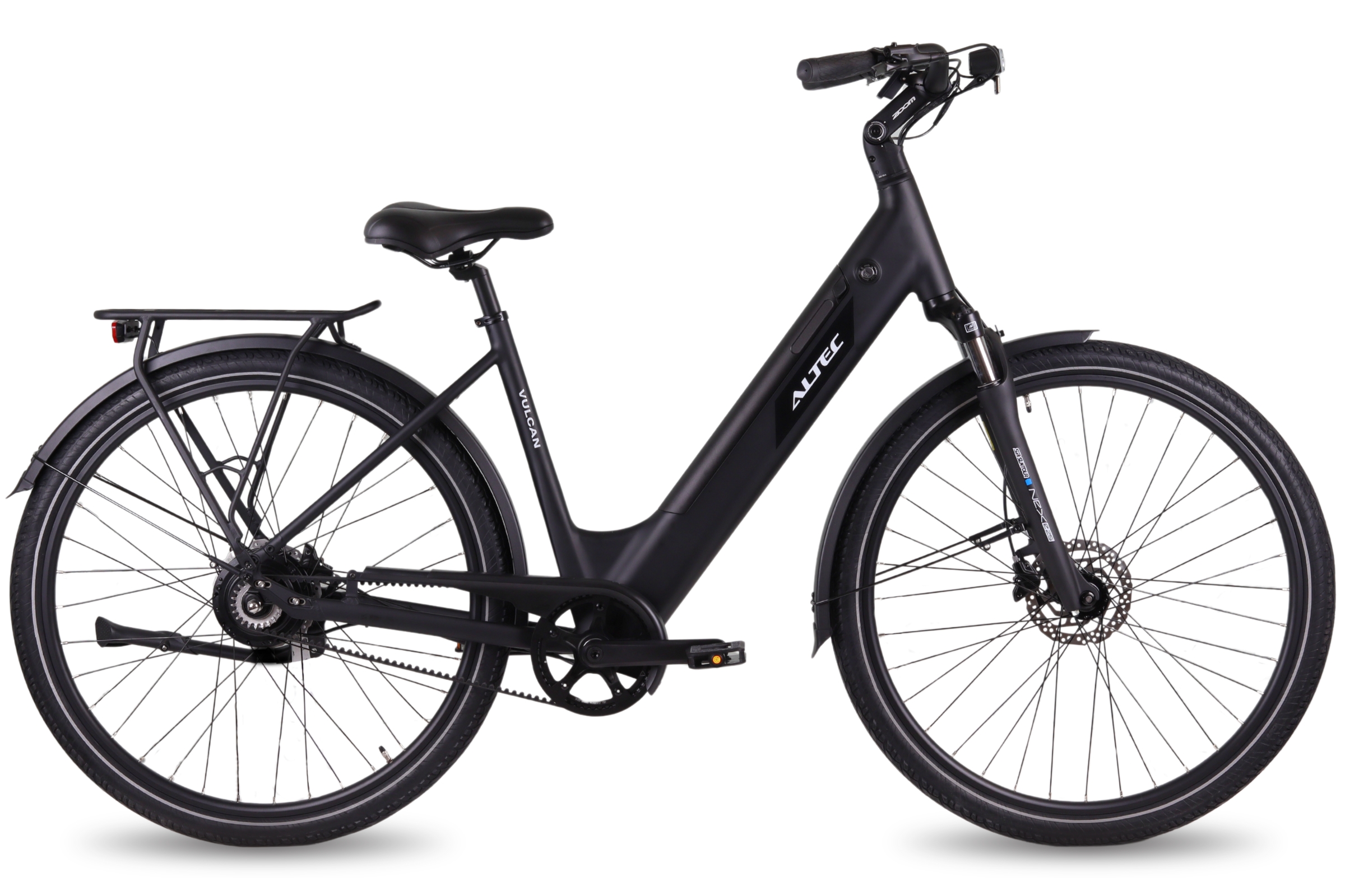 Altec Vulcan E-Bike 28 inch 50cm HYD 368 wh. AW Belt Drive 40Nm Mat Zwart *Accu 800070