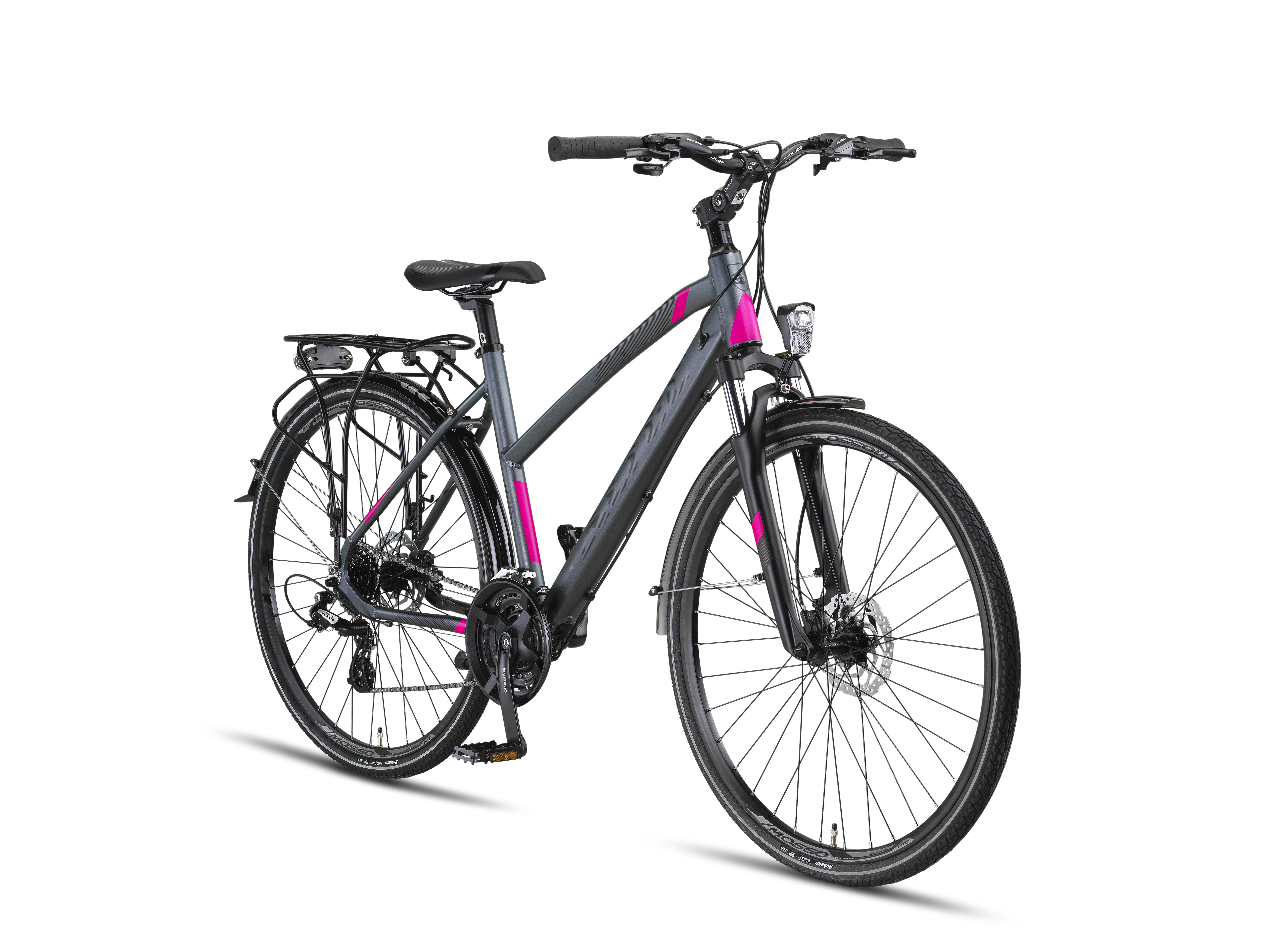 Altec Legarda (CT) LSM 28 inch Damesfiets HYD 24 Versn. Antraciet/Pink *** VASTE LAGE PRIJS ***