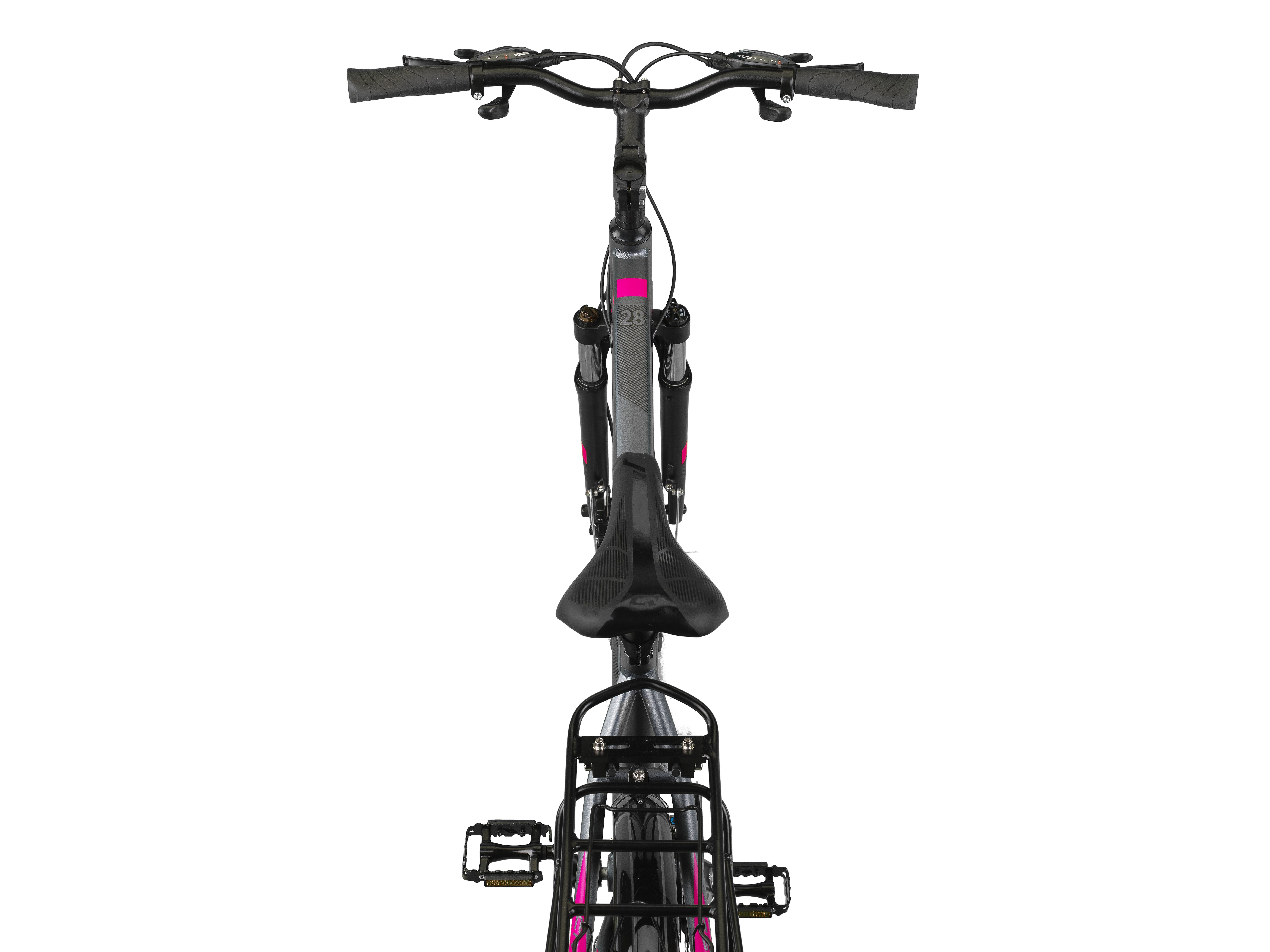 Altec Legarda (CT) LSM 28 inch Damesfiets HYD 24 Versn. Antraciet/Pink *** VASTE LAGE PRIJS ***