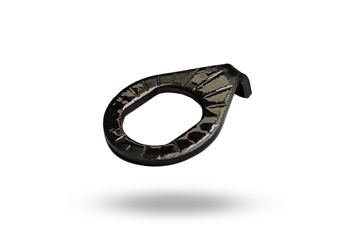 As RING met lip ZWART