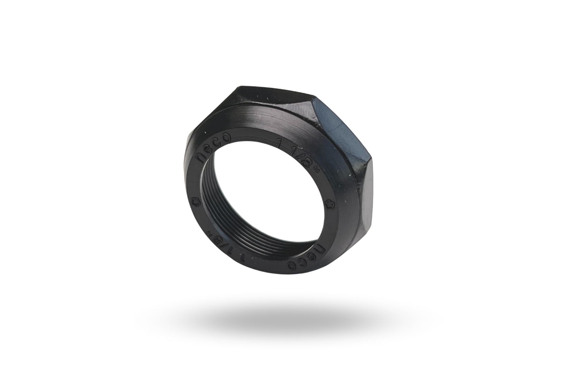 Balhoofd bovenmoer zwart 1 1/8