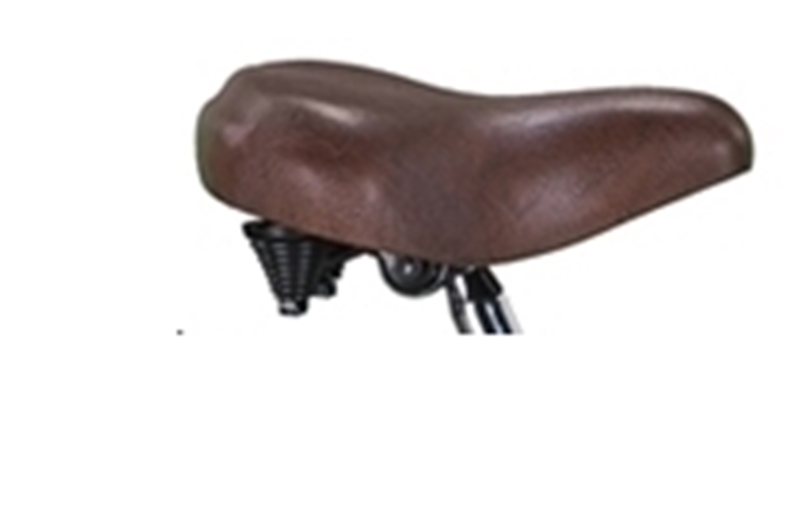 Zadel 20-26 INCH Transportfiets Donker Bruin