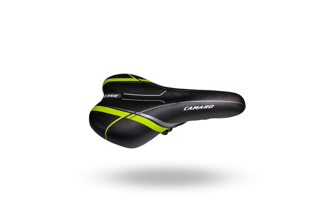 Zadel 20 -24 -26 INCH Zwart Groen MTB Camaro