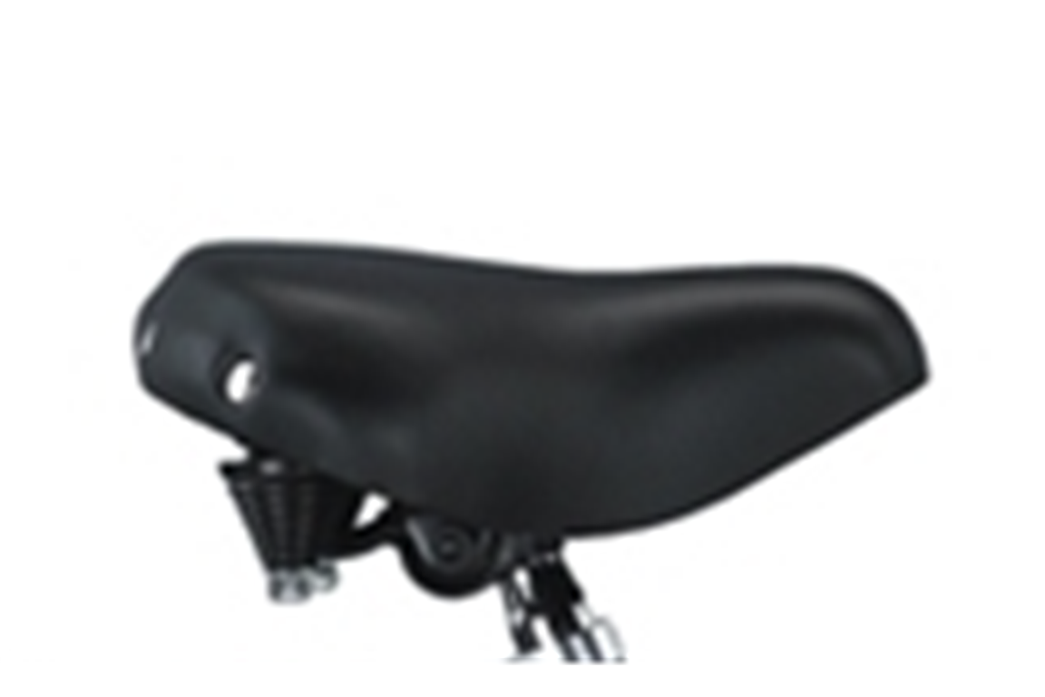 Zadel 20 -24 -26 INCH Zwart Transportfiets