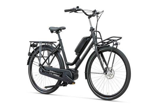BATAVUS Quip E-Go Dames Zwart Mat 55cm 2025