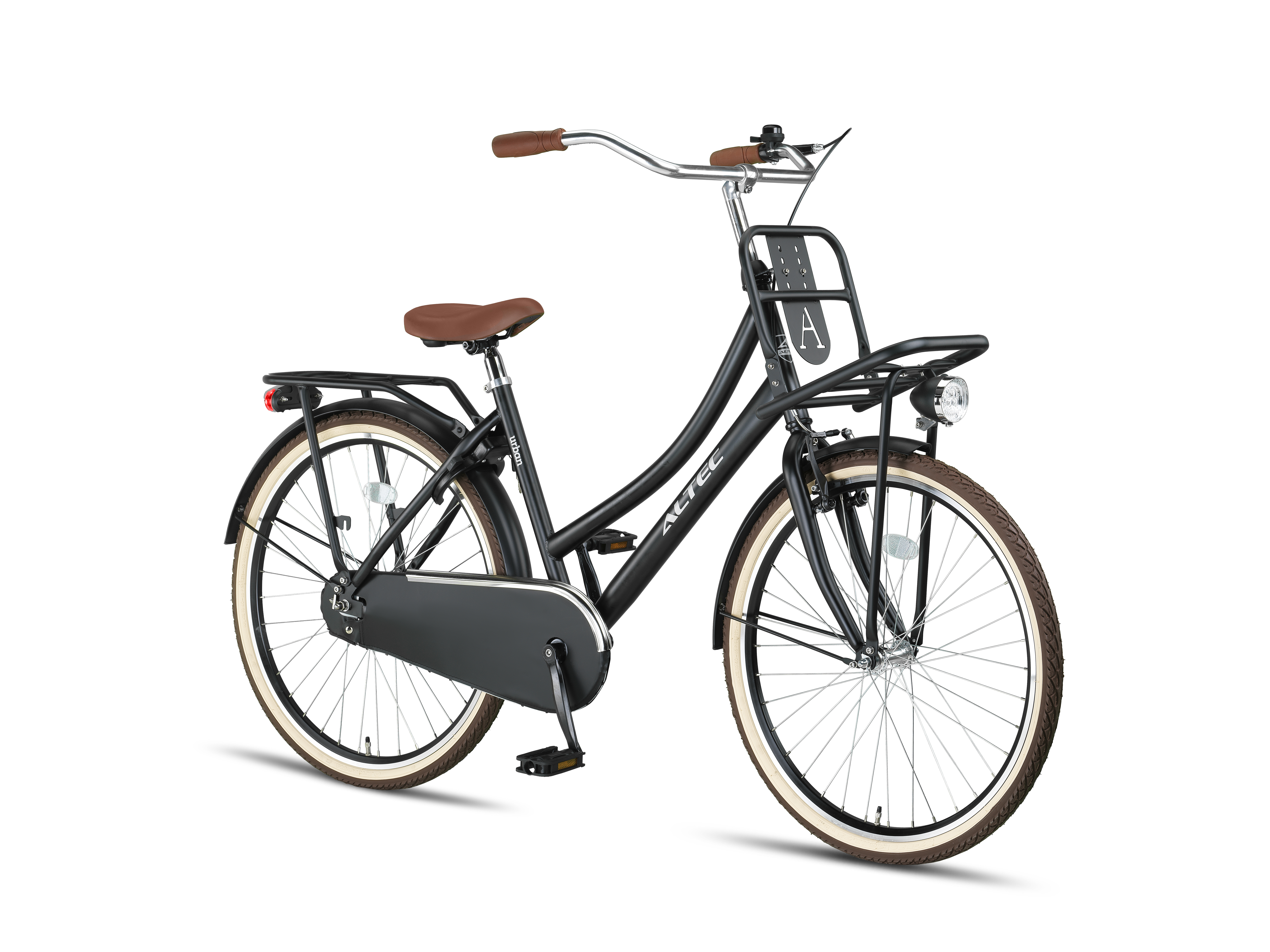 Altec Urban 26inch Transportfiets Mat Zwart