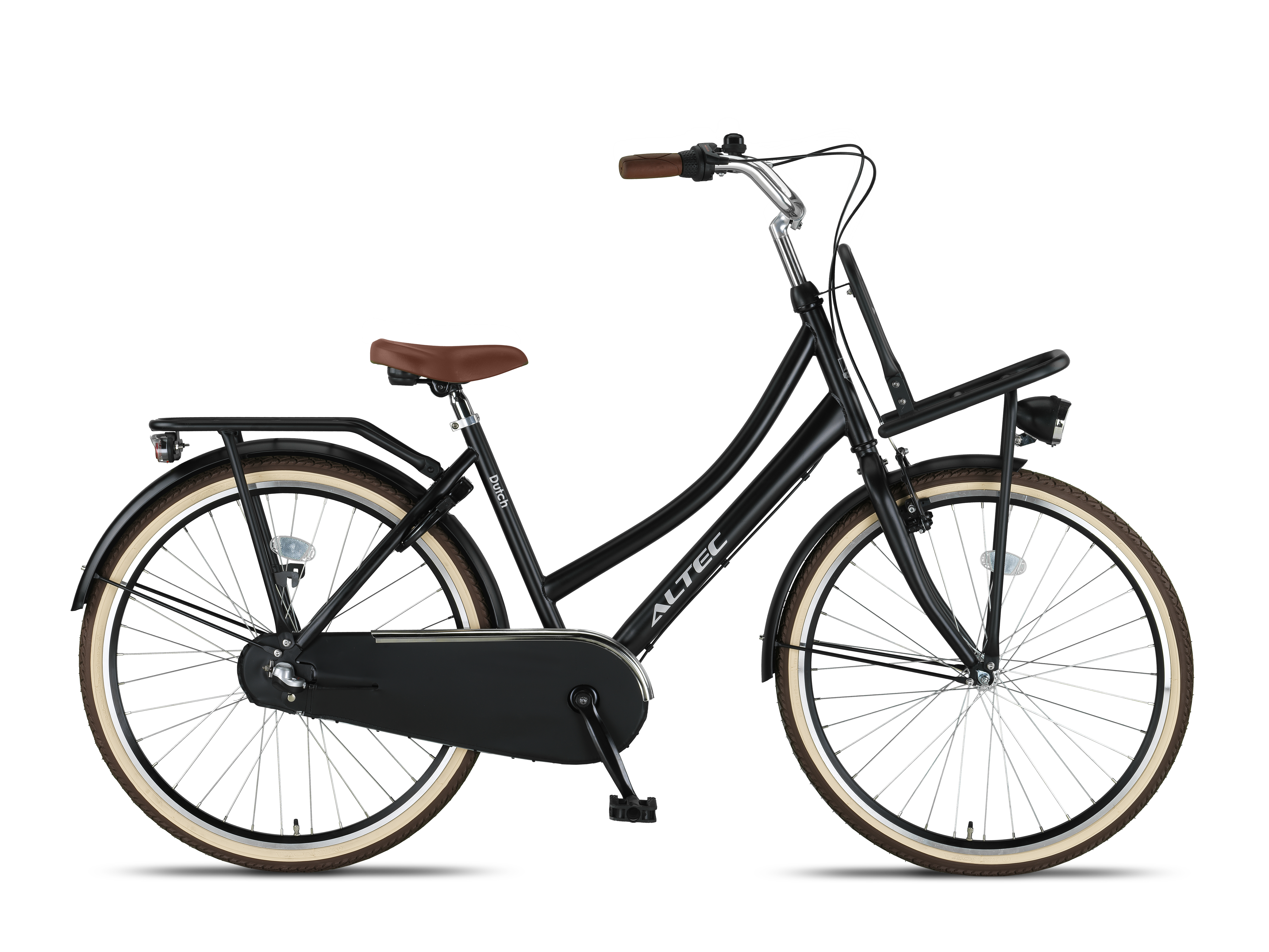 Altec Dutch 26inch Transportfiets Mat Zwart