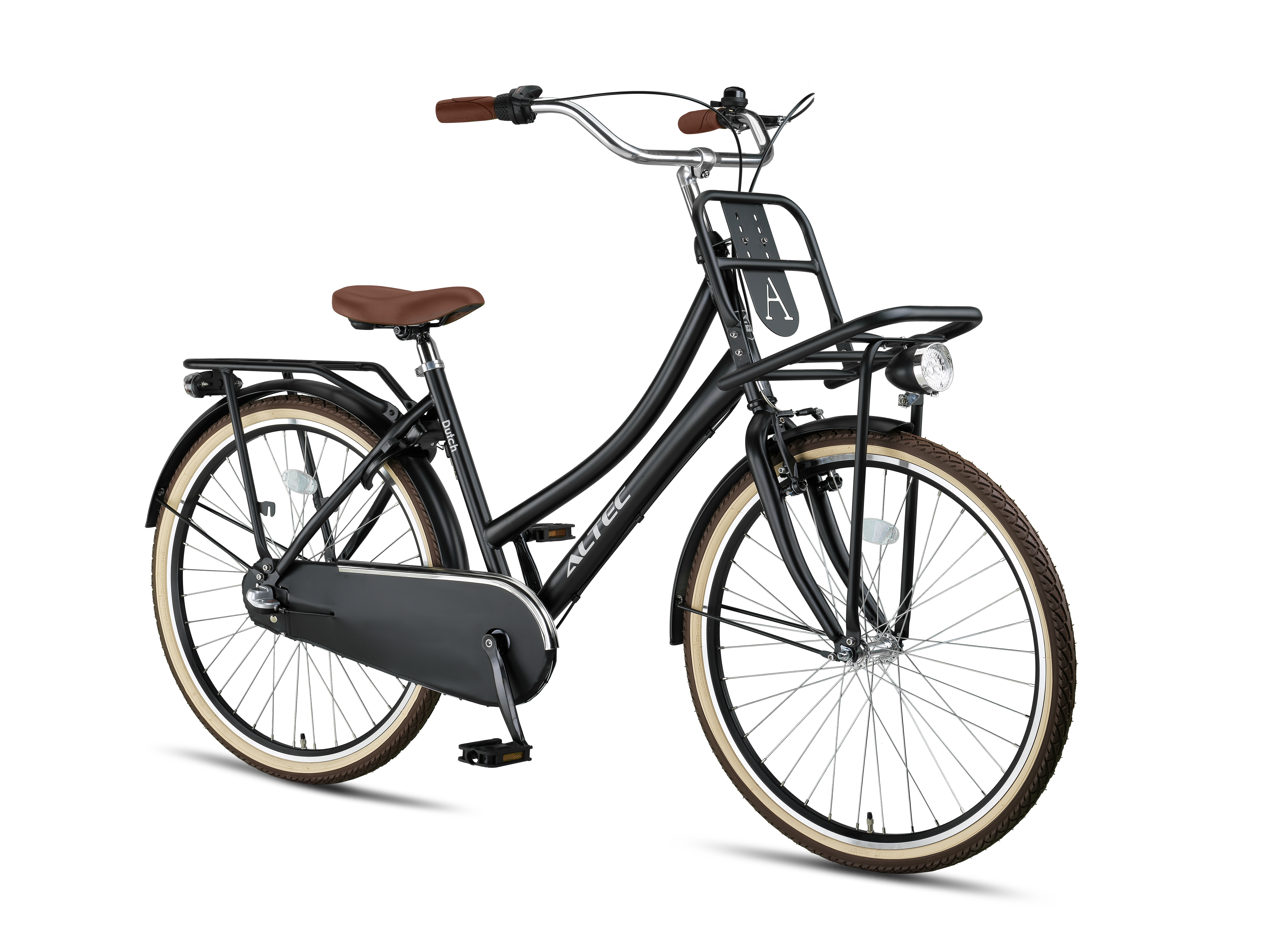 Altec Dutch 26inch Transportfiets Mat Zwart