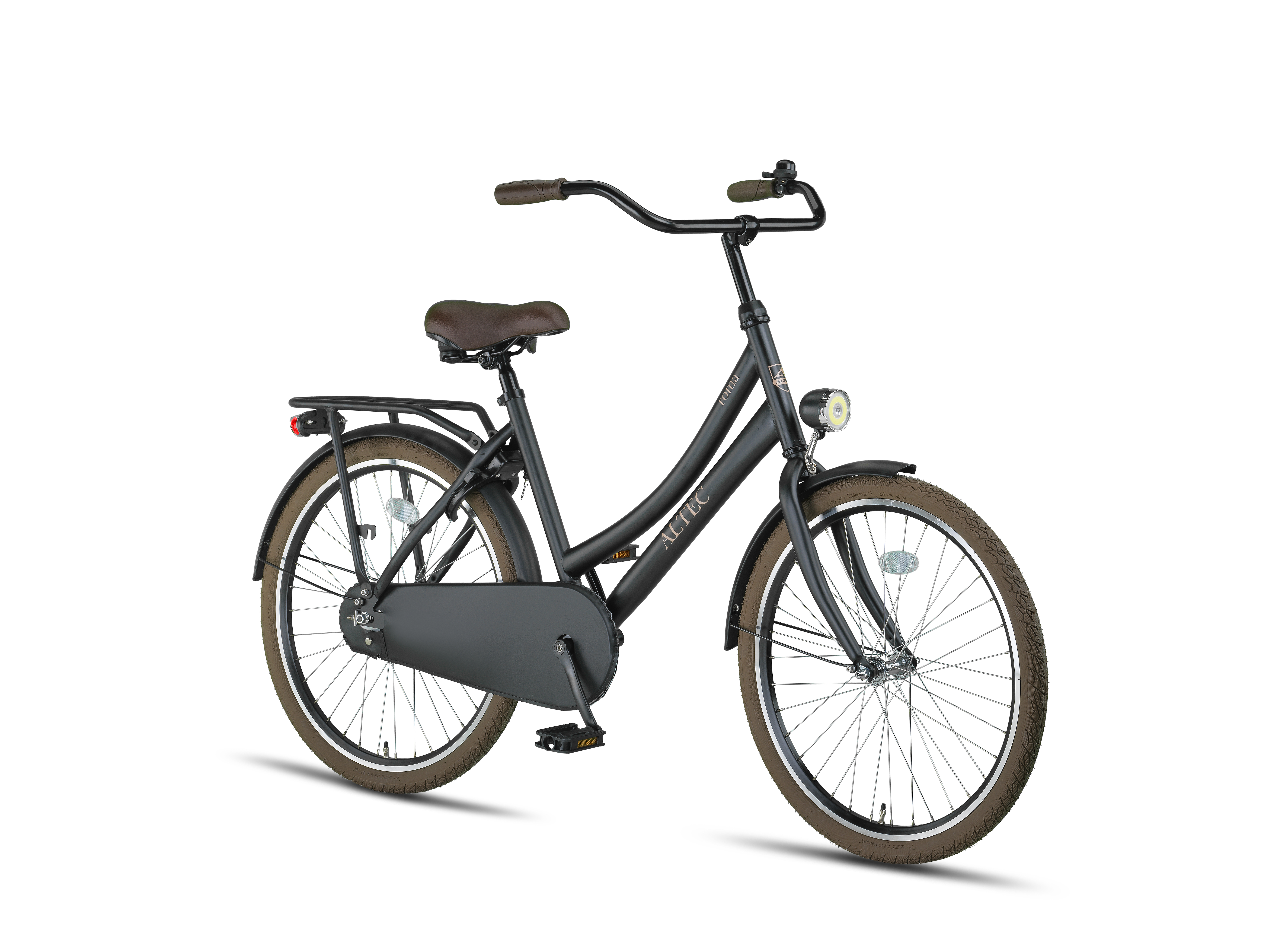 Altec Roma 24inch Meisjesfiets Mat Zwart