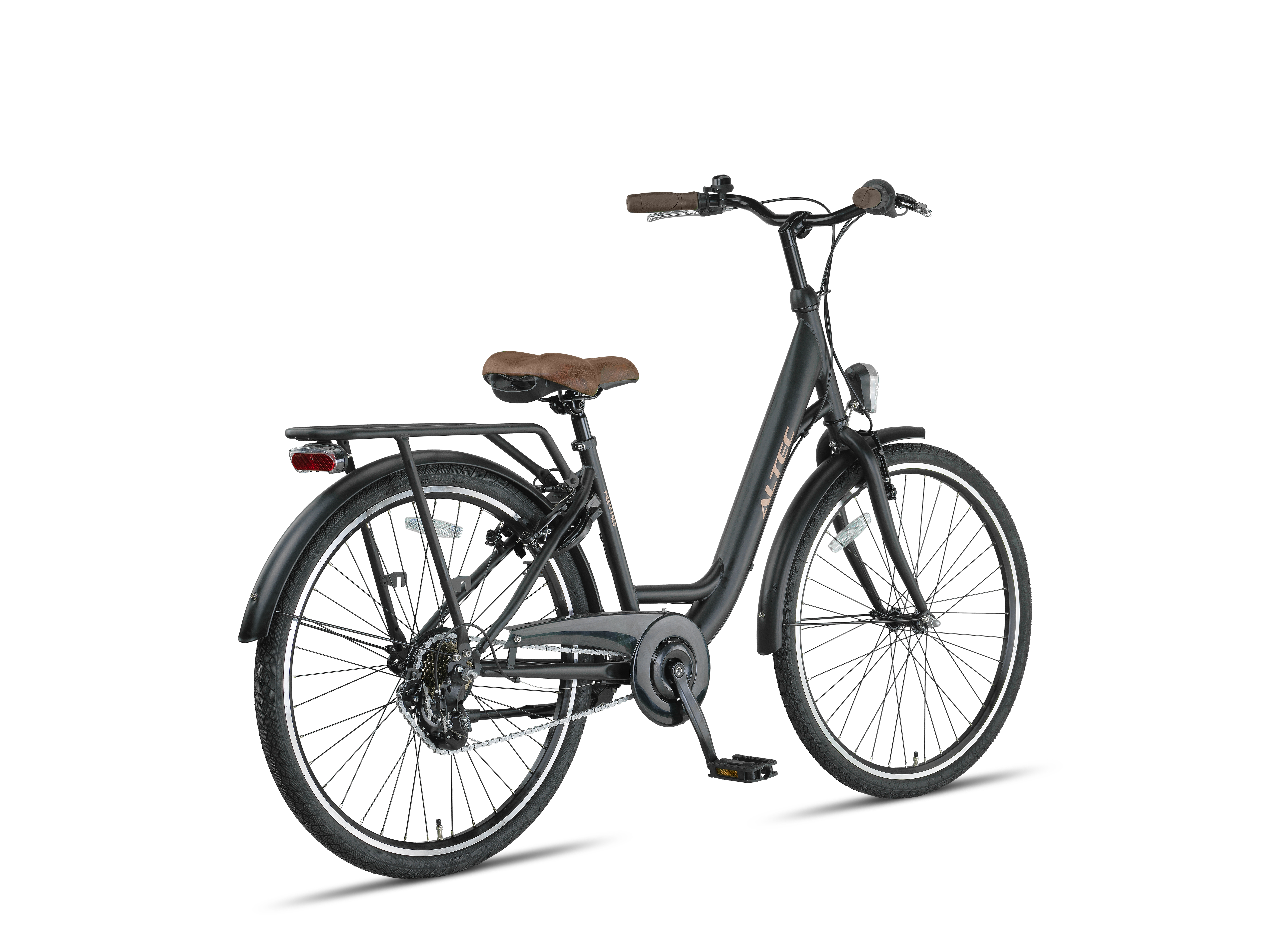 Altec Metro 26 inch Meisjesfietsen 7 V Mat Zwart