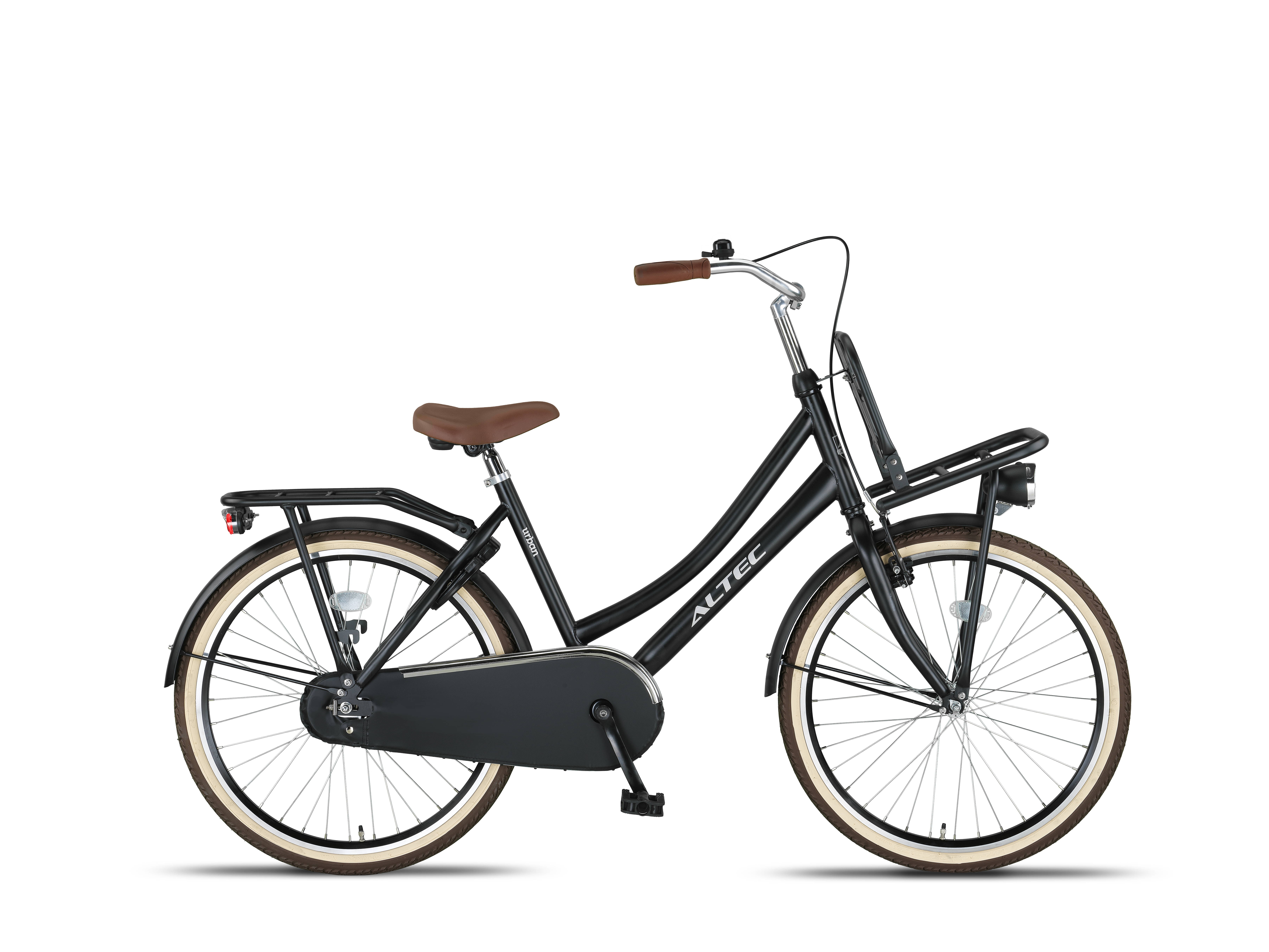 Altec Urban 24inch Transportfiets Mat Zwart