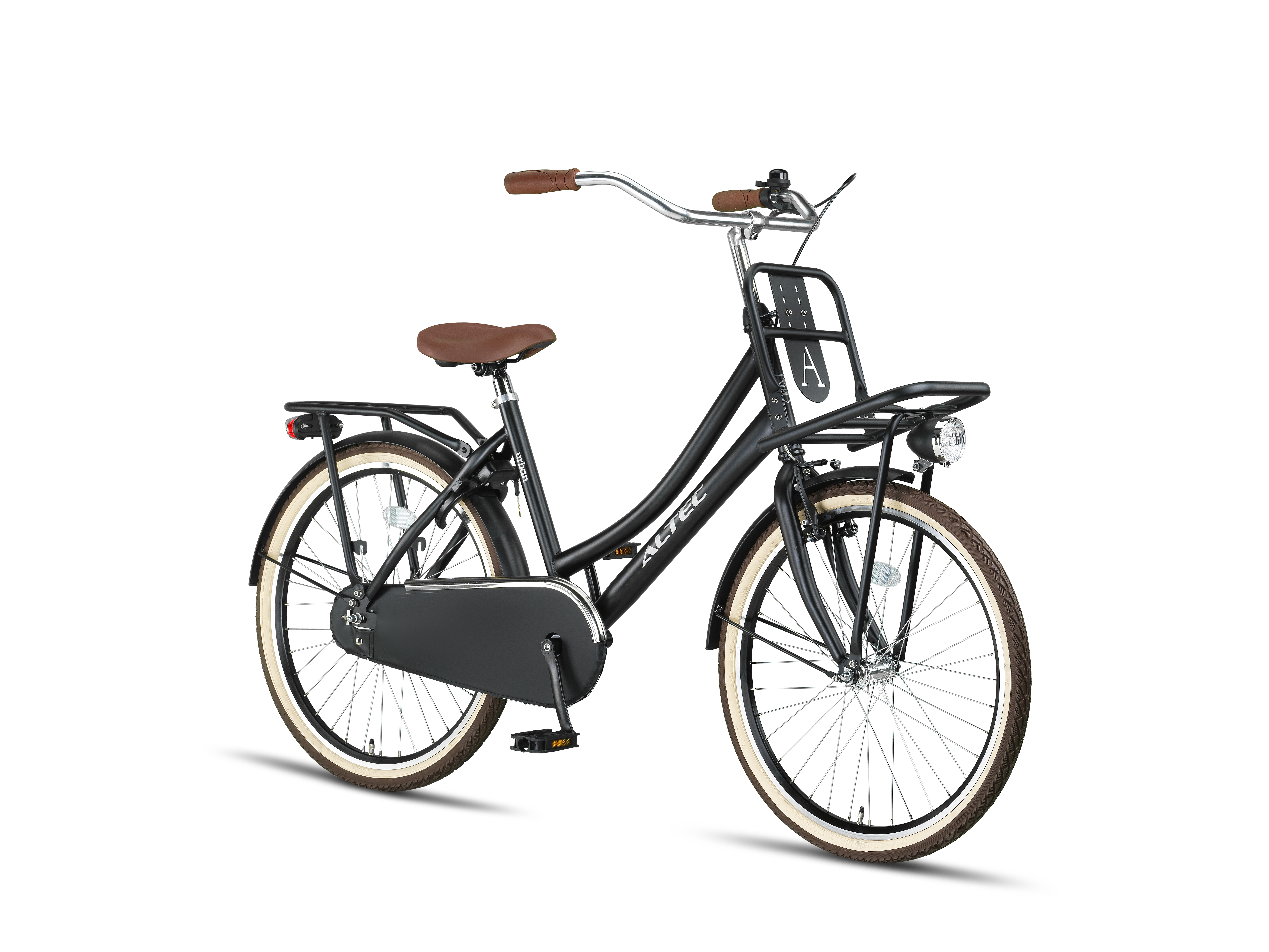 Altec Urban 24inch Transportfiets Mat Zwart
