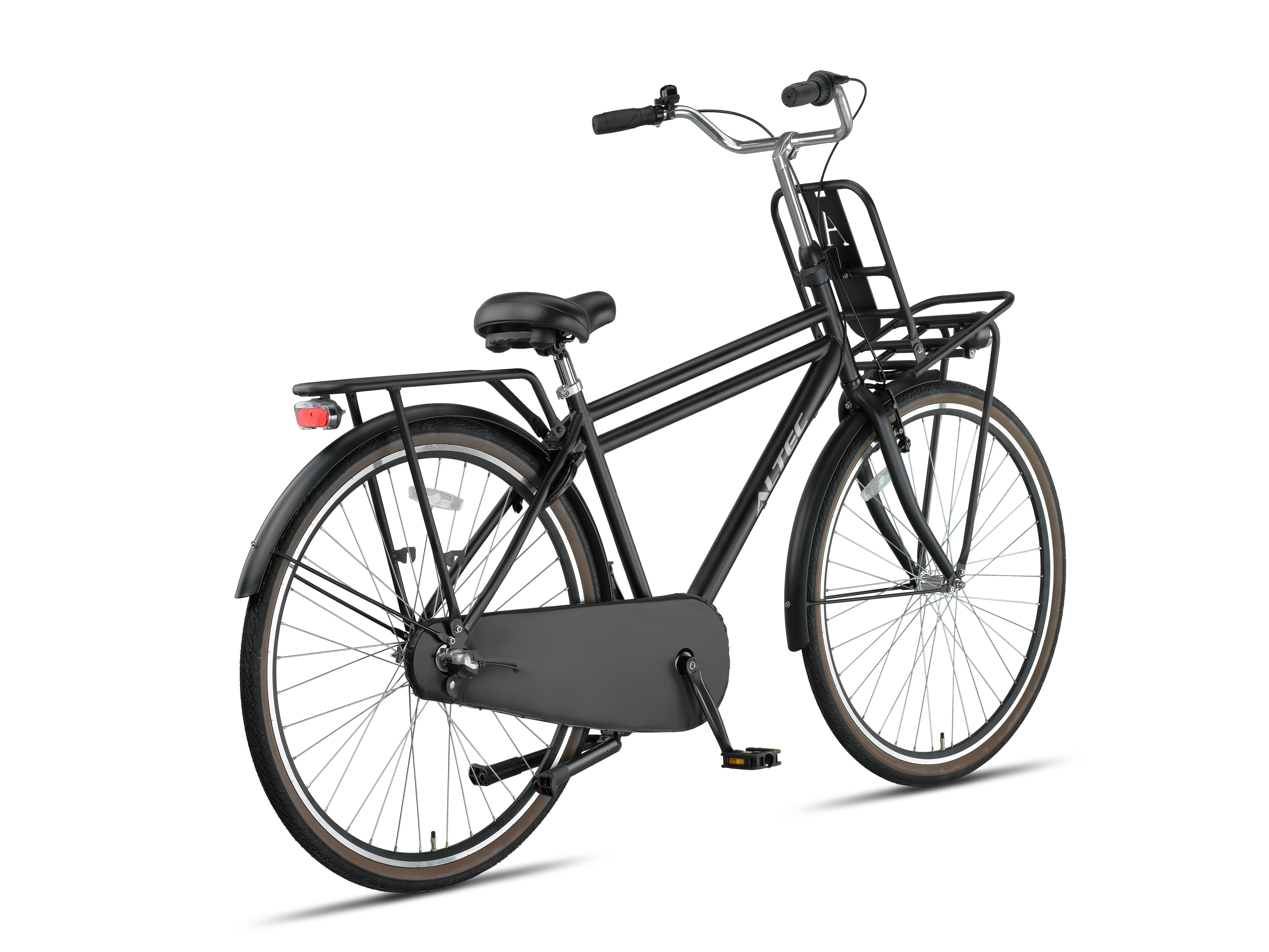 Altec Dutch 28inch Transportfiets N-3 Heren 57cm Mat Zwart
