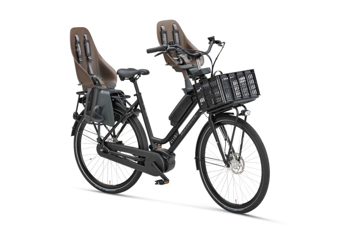 BATAVUS Quip E-Go Dames Zwart 55cm 2025