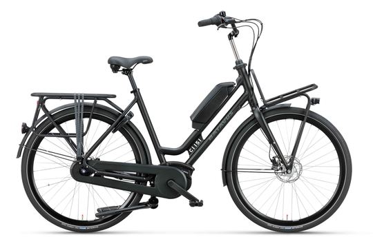 BATAVUS Quip E-Go Dames Zwart 55cm 2026